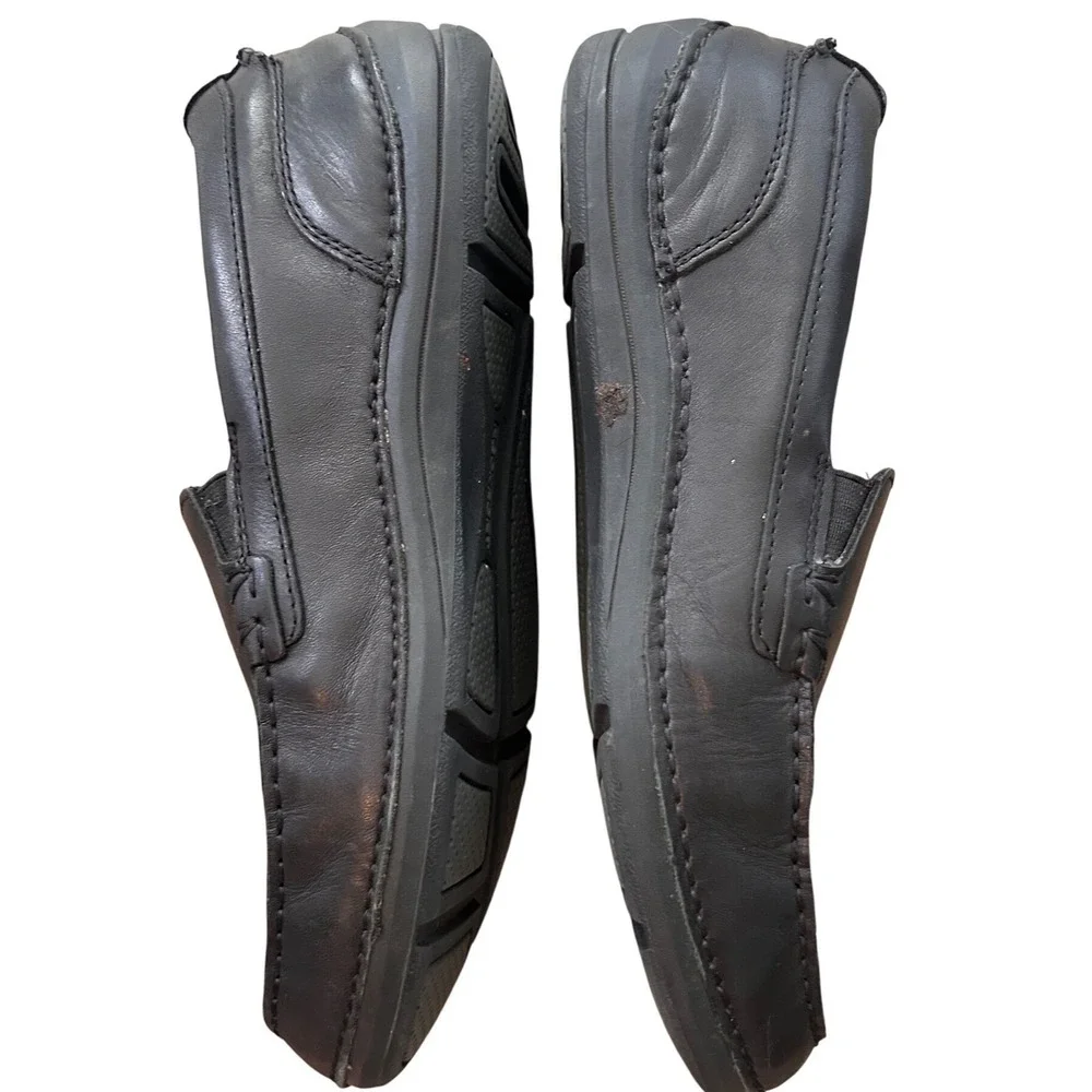 Rockport Adiprene By Adidas Mens Leather Slip‎ On Loafers Black Sz. 11